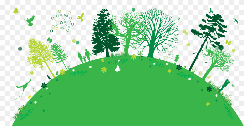 Clipart Forest Ecosystem Go Green, Art, Graphics, Pattern, Plant Free Png Download