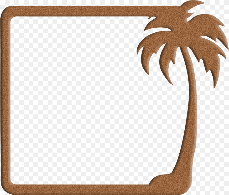 Clipart Frame Beach Palm Tree Frame Beach Frame Clipart, Palm Tree, Plant, Electronics, Hardware Free Png