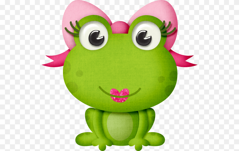 Clipart Frame Frog Frog Girl Cartoon, Green, Plush, Toy Free Transparent Png