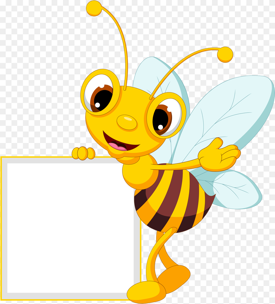 Clipart Frames Bee Clipart Frames Bee Clip Art Bee Name Tag, Animal, Wasp, Invertebrate, Insect Png Image