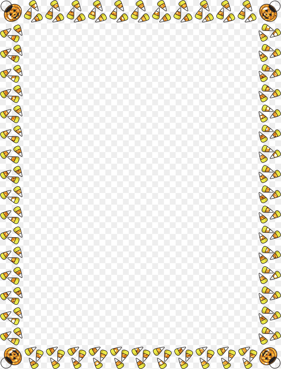 Clipart Frames Halloween Candy Corn Graphing, Home Decor Free Transparent Png