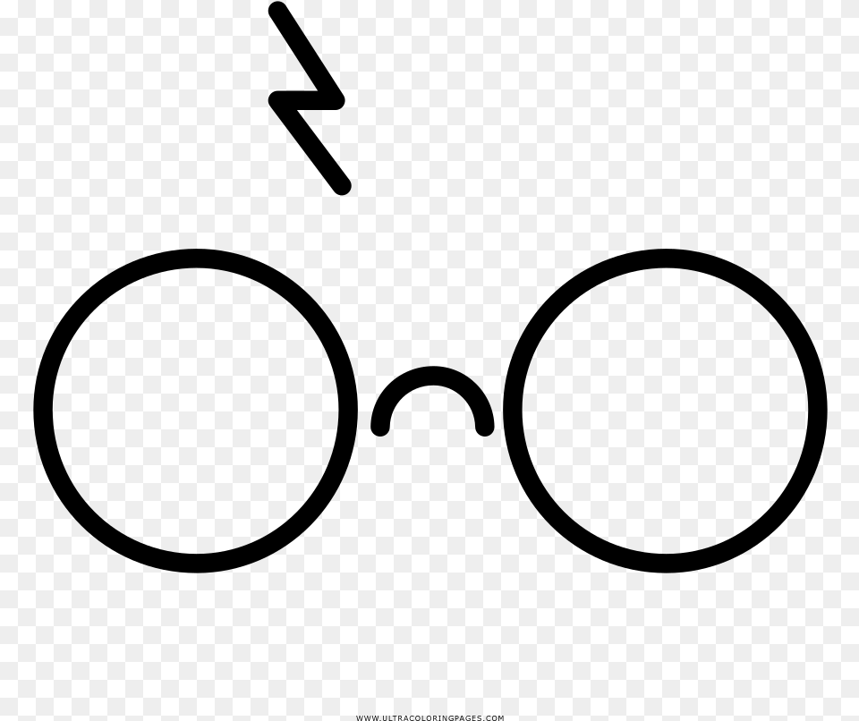 Clipart Free Glasses For Free Download On Desenhos Para Colorir De Harry Potter, Gray Png Image