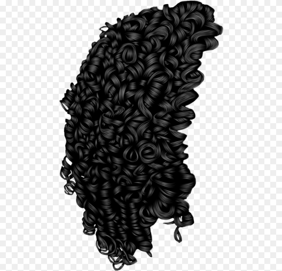 Clipart Freeuse Afro Transparent Curly Black Curly Hair, Person Free Png Download