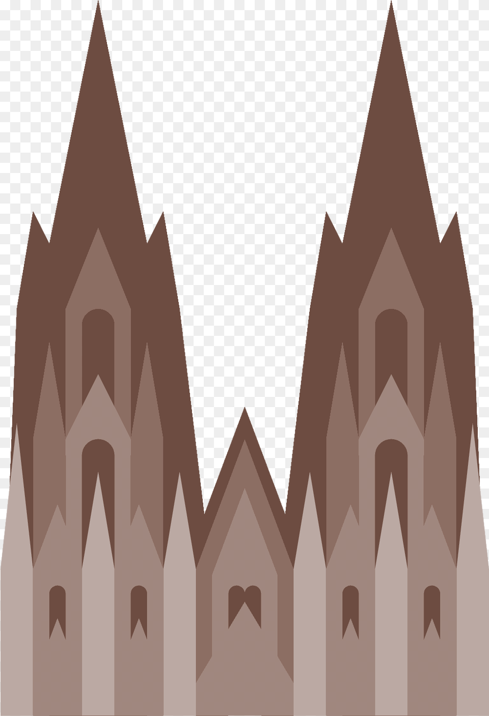 Clipart Freeuse Cologne Cathedral Icon Cologne Cathedral Icon, Fence, Architecture, Building, Church Free Png Download