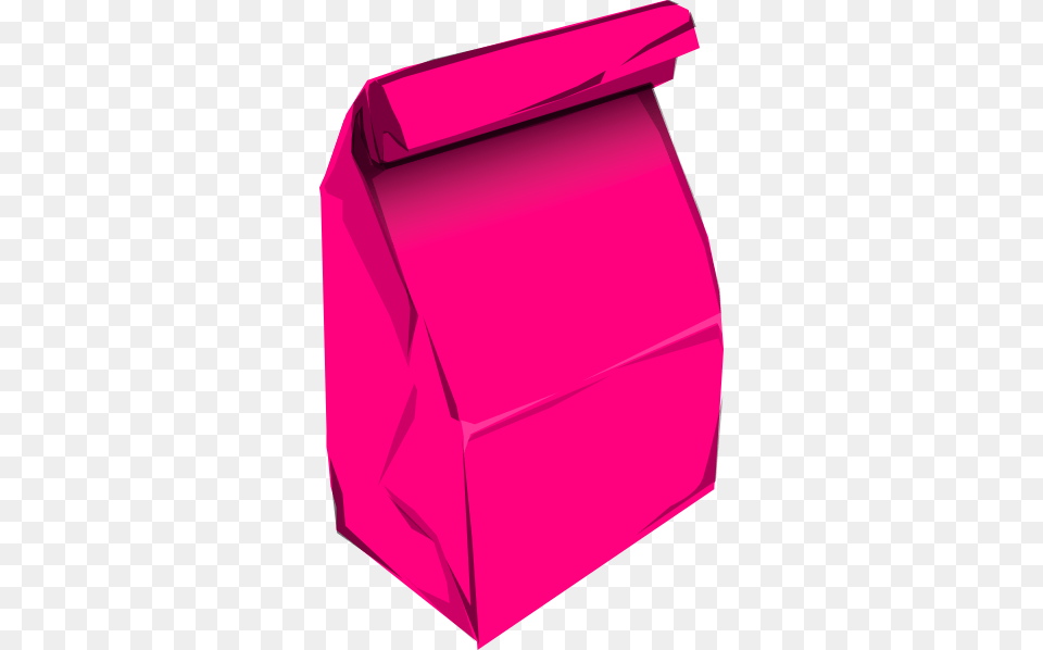 Clipart Freeuse Paper Bag Clip Art Clipart Pink Lunch Box Clipart, Mailbox, Cardboard, Carton Free Png Download