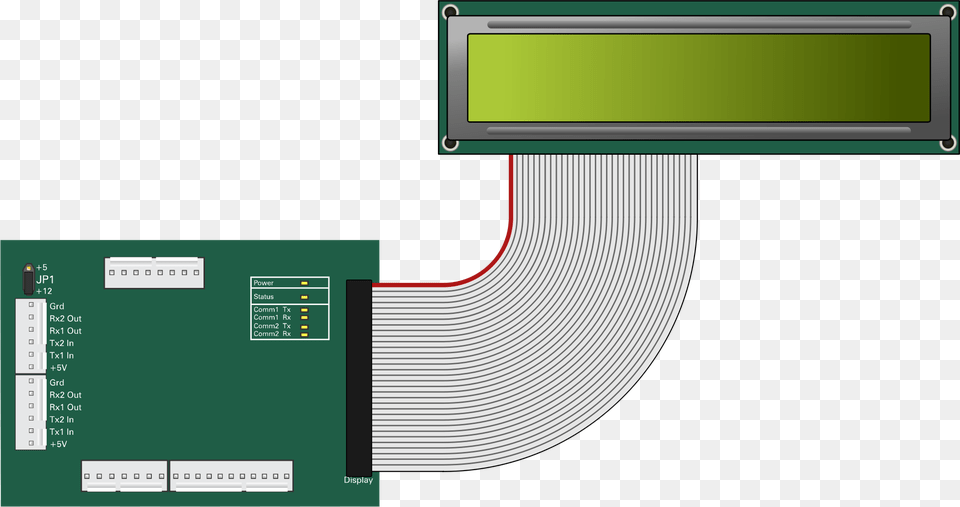 Clipart Freeuse Lcd Display With Icons And Circuit Board Display, Computer Hardware, Electronics, Hardware, Screen Png Image