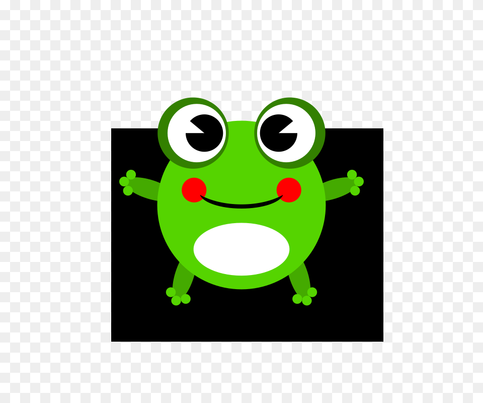 Clipart Frog, Green, Amphibian, Animal, Wildlife Free Transparent Png