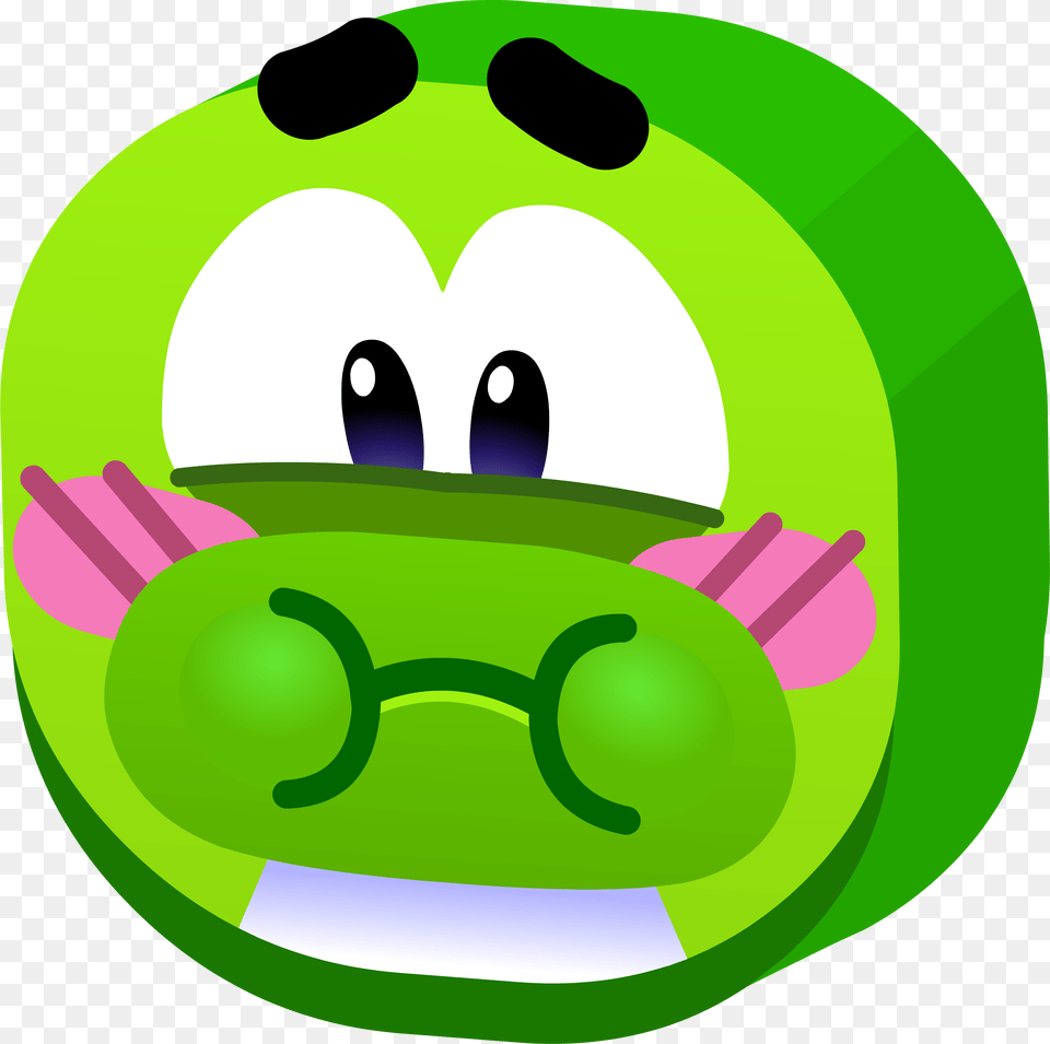 Clipart Frog Emoji Emojis De Club Penguin Island, Green Png