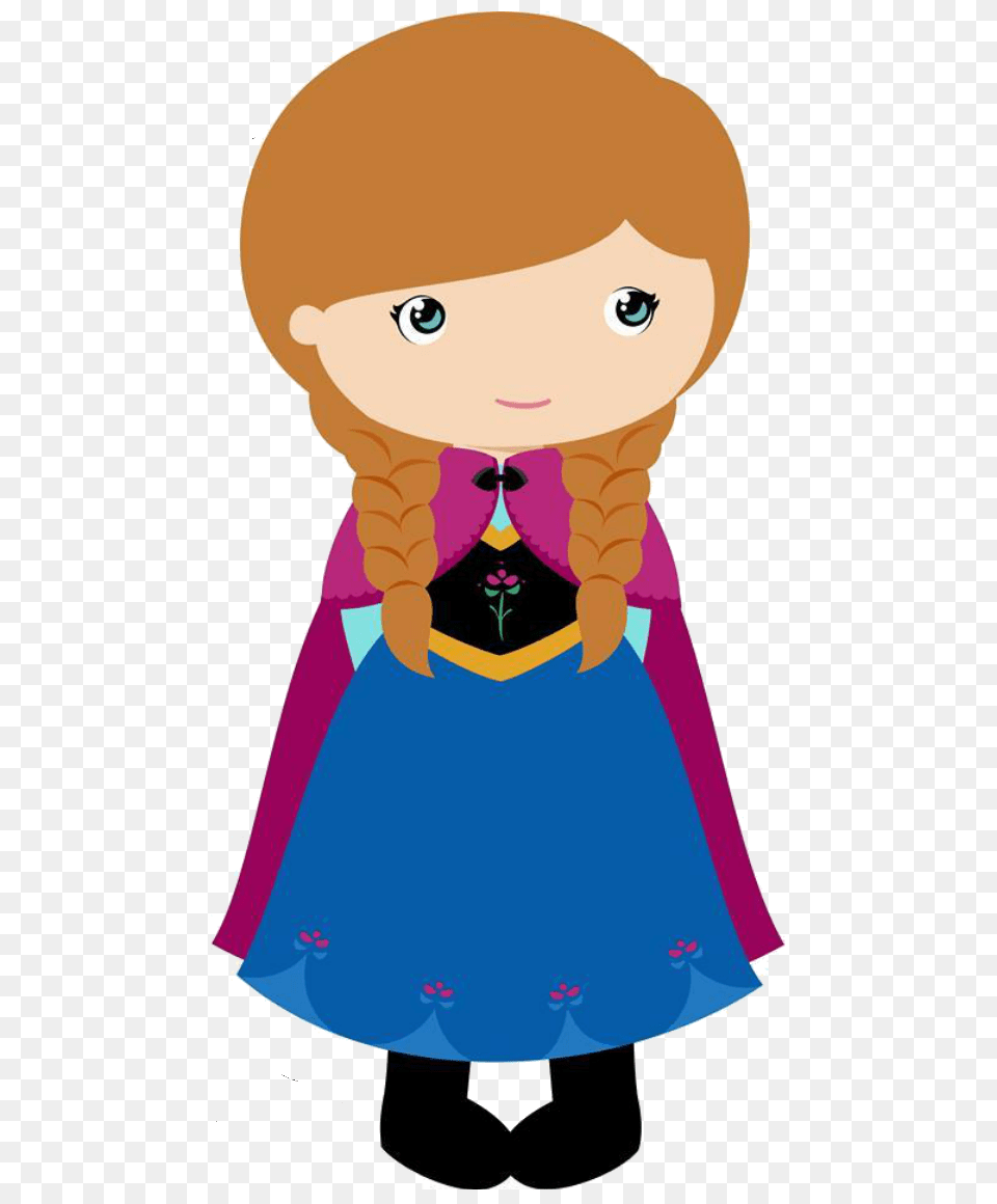 Clipart Frozen Disney And Anna Frozen, Cape, Clothing, Baby, Person Png Image