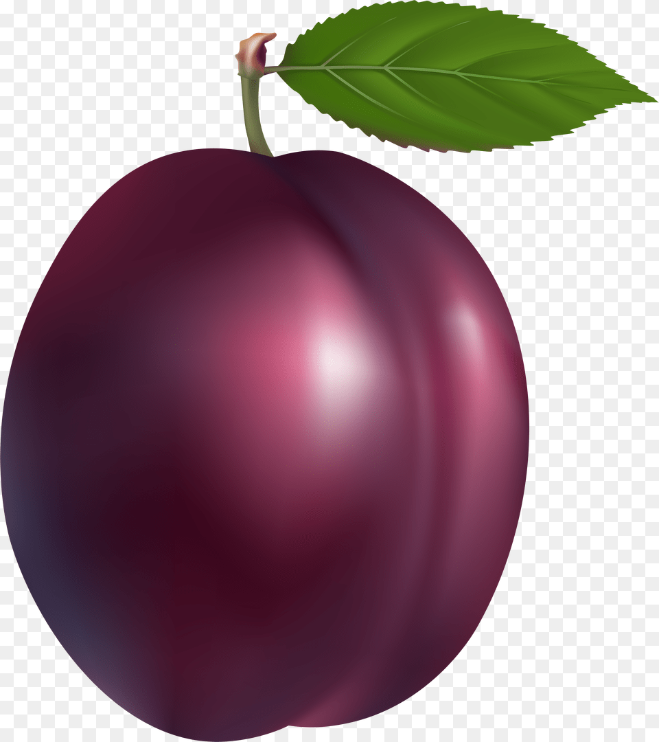 Clipart Fruit Purple Fruit Plum Clipart, Produce, Food, Plant, Outdoors Free Png Download