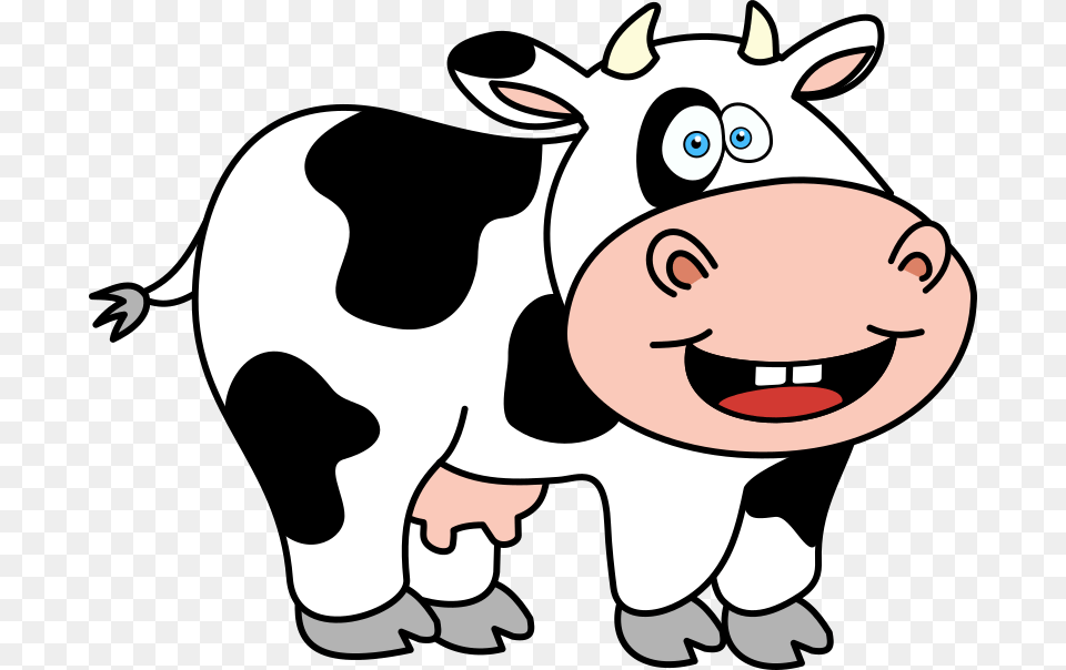 Clipart Funny Cow Funny Cow Clipart, Animal, Cattle, Dairy Cow, Mammal Free Transparent Png