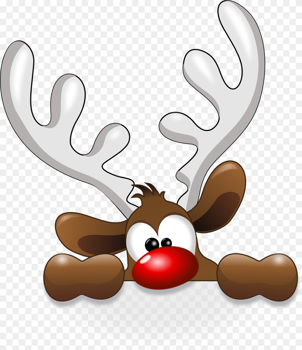 Clipart Funny Reindeer, Animal, Deer, Mammal, Wildlife Free Transparent Png