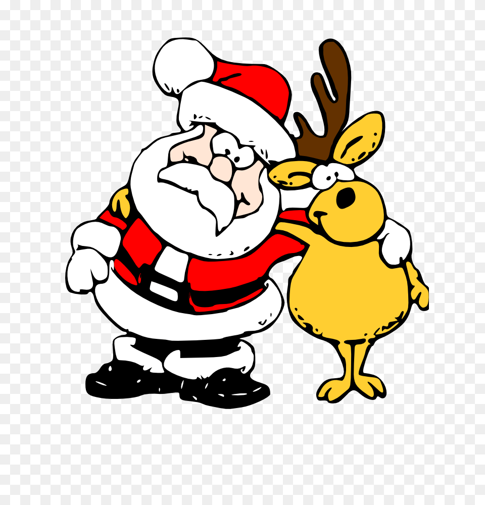 Clipart Funny Santa Clip Art Images, Cartoon, Baby, Person, Face Free Transparent Png