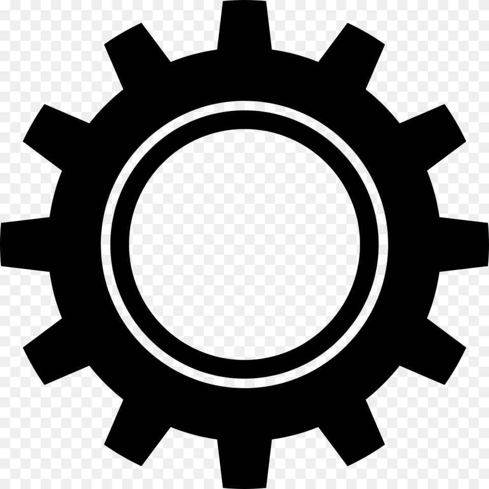 Clipart Gear, Gray Free Png
