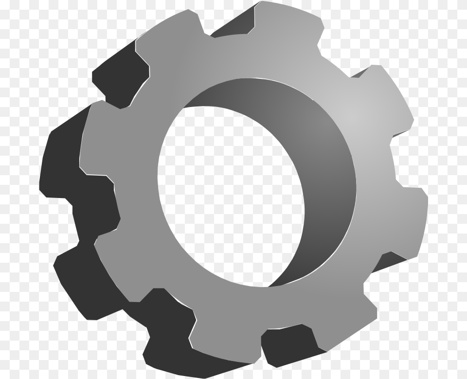 Clipart Gear 3d 3d Gear Icon, Machine, Ammunition, Grenade, Weapon Png Image