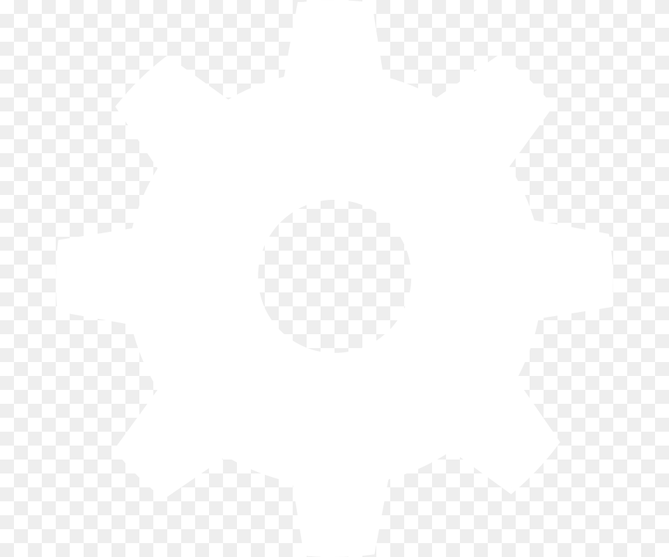 Clipart Gear Wheel Icon White, Machine Free Png