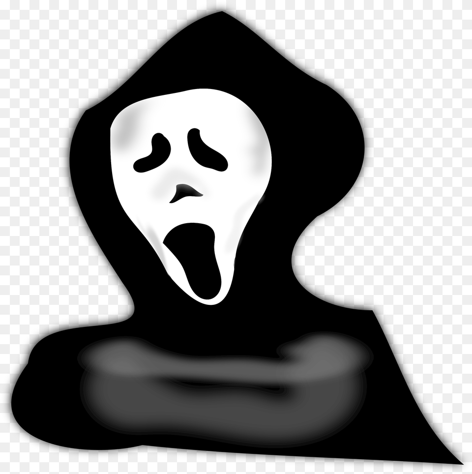 Clipart Ghost White Lady Ghost Ghost Clip Art, Stencil, Person, Body Part, Face Free Png