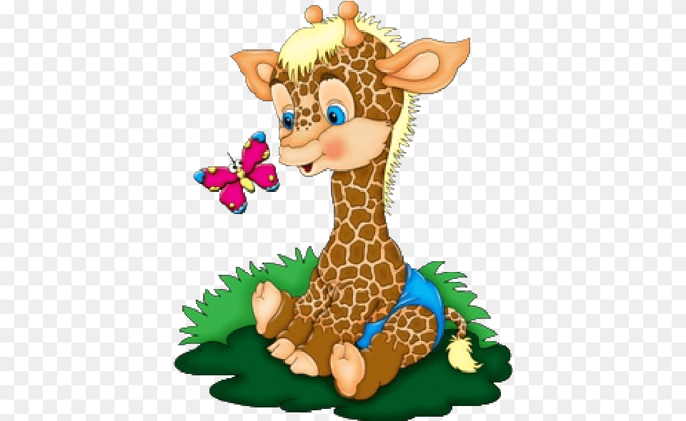 Clipart Giraffe Cartoon Baby Giraffe, Animal, Dinosaur, Reptile, Mammal Free Png