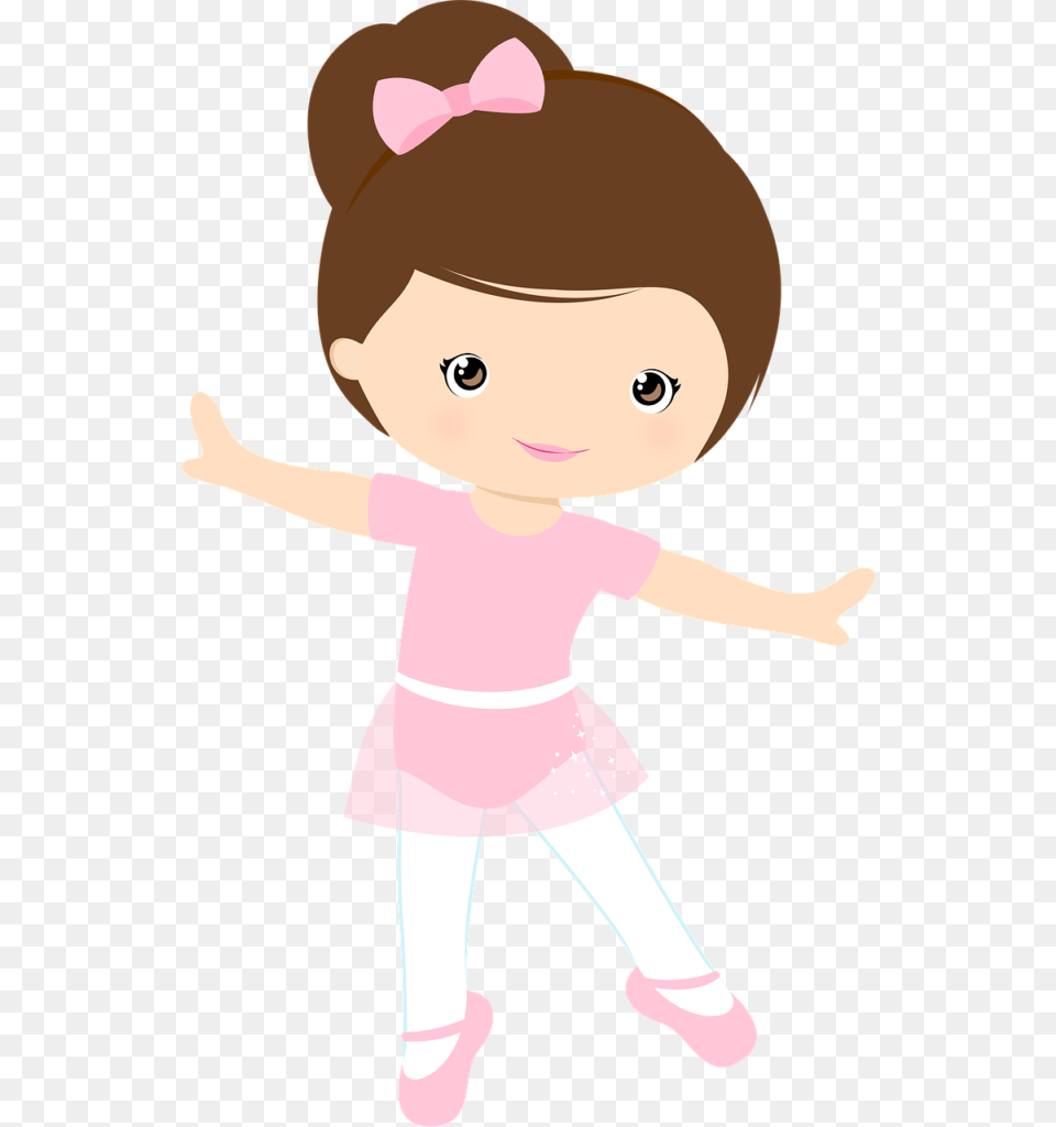 Clipart Girl Ballet Winging, Baby, Person, Doll, Toy Png