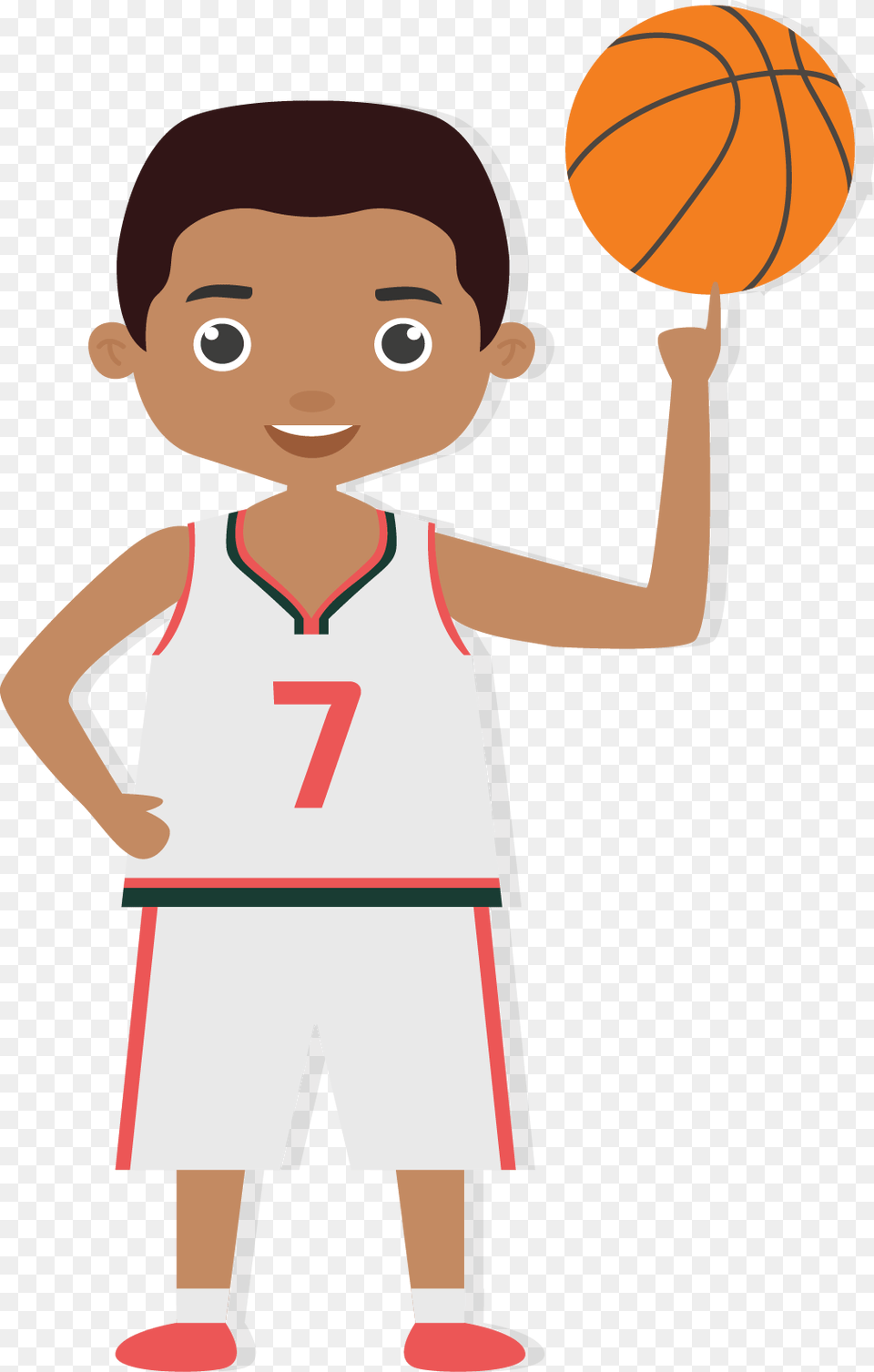 Clipart Girl Basketball Player Winging, Ball, Basketball (ball), Sport, Baby Free Png