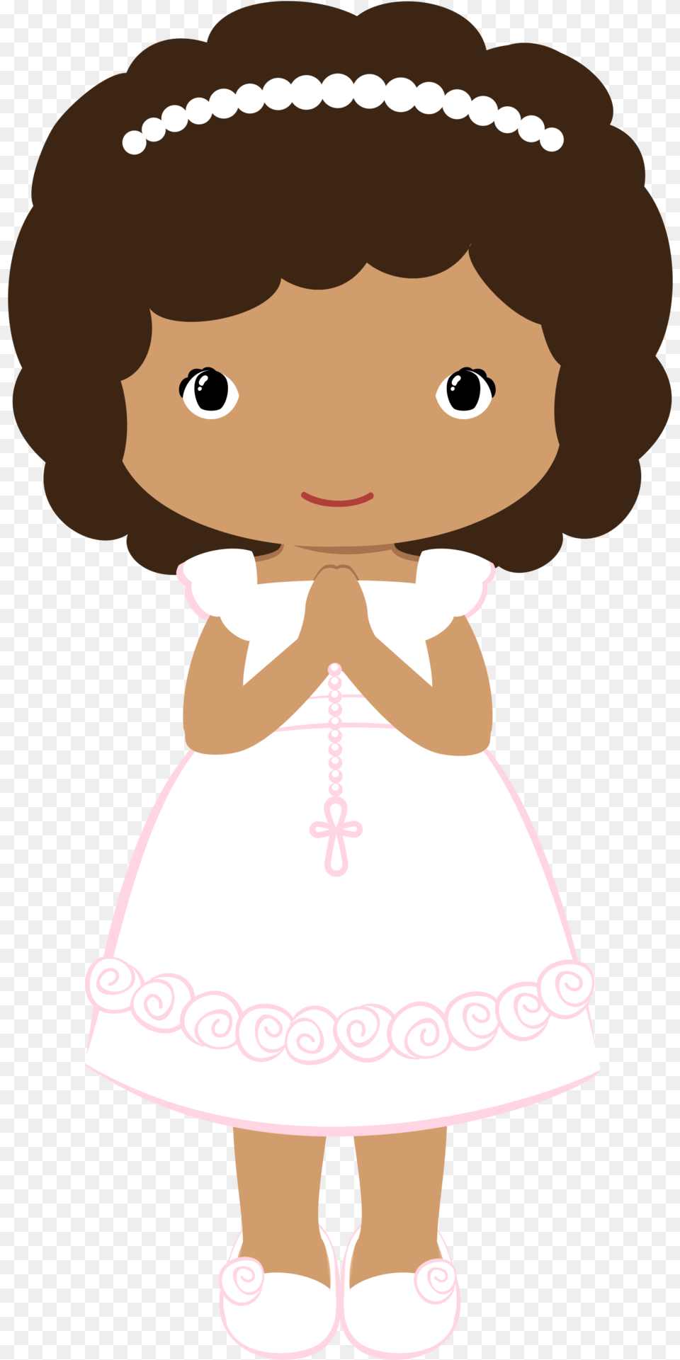 Clipart Girl First Communion Clipart Communion Girl First Communion Girl Clipart, Baby, Person, Doll, Toy Free Png