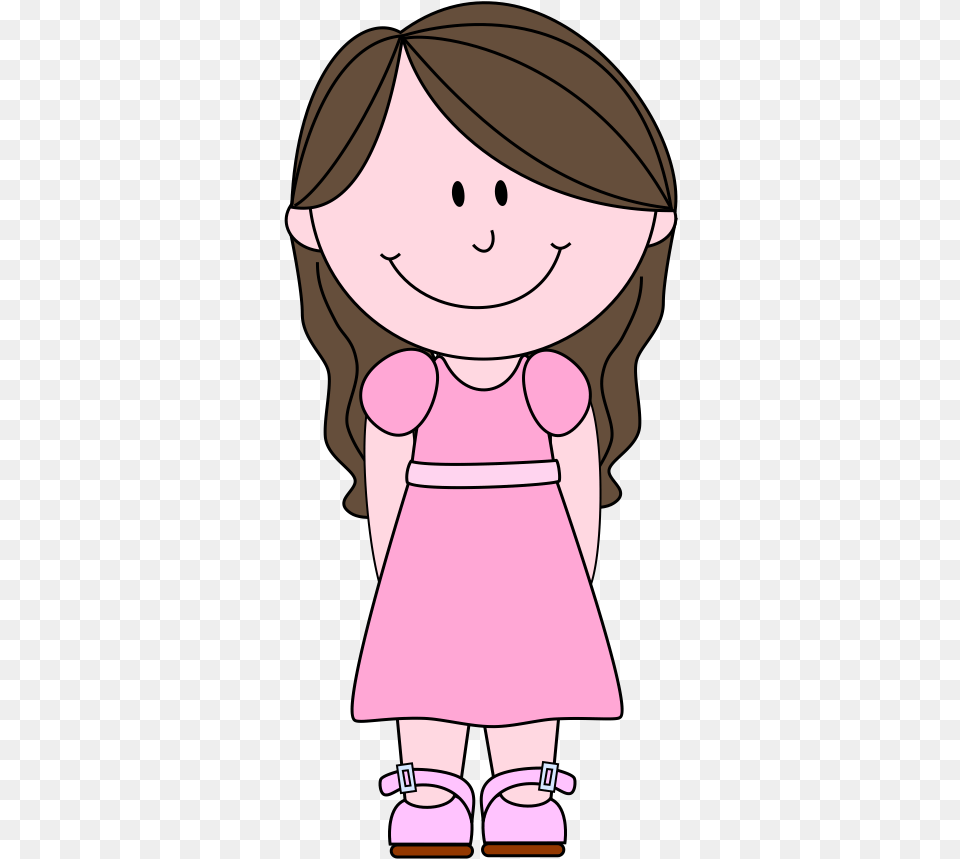Clipart Girl Girl Clipart Background, Book, Cartoon, Comics, Publication Png Image