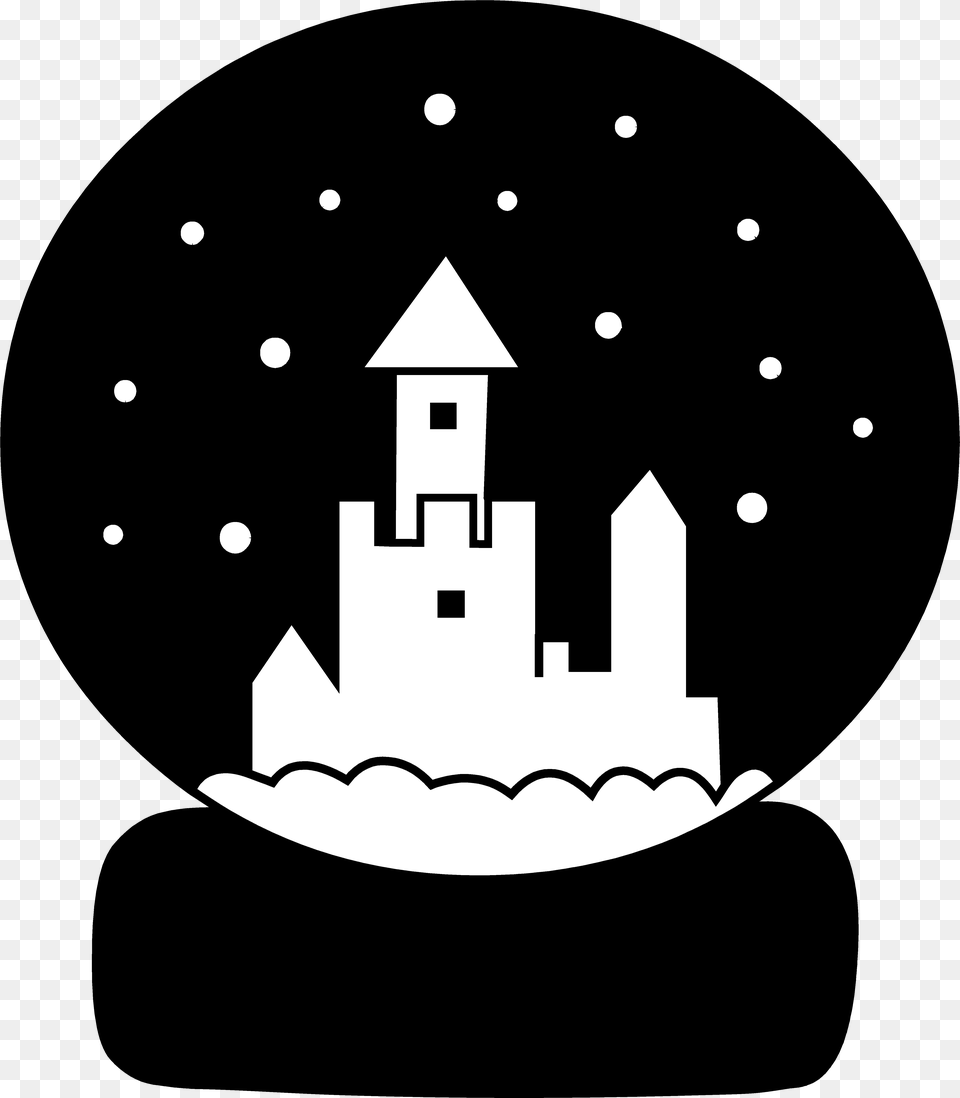 Clipart Globe Silhouette Christmas Snow Globe Silhouette, Stencil, Outdoors, People, Person Free Transparent Png