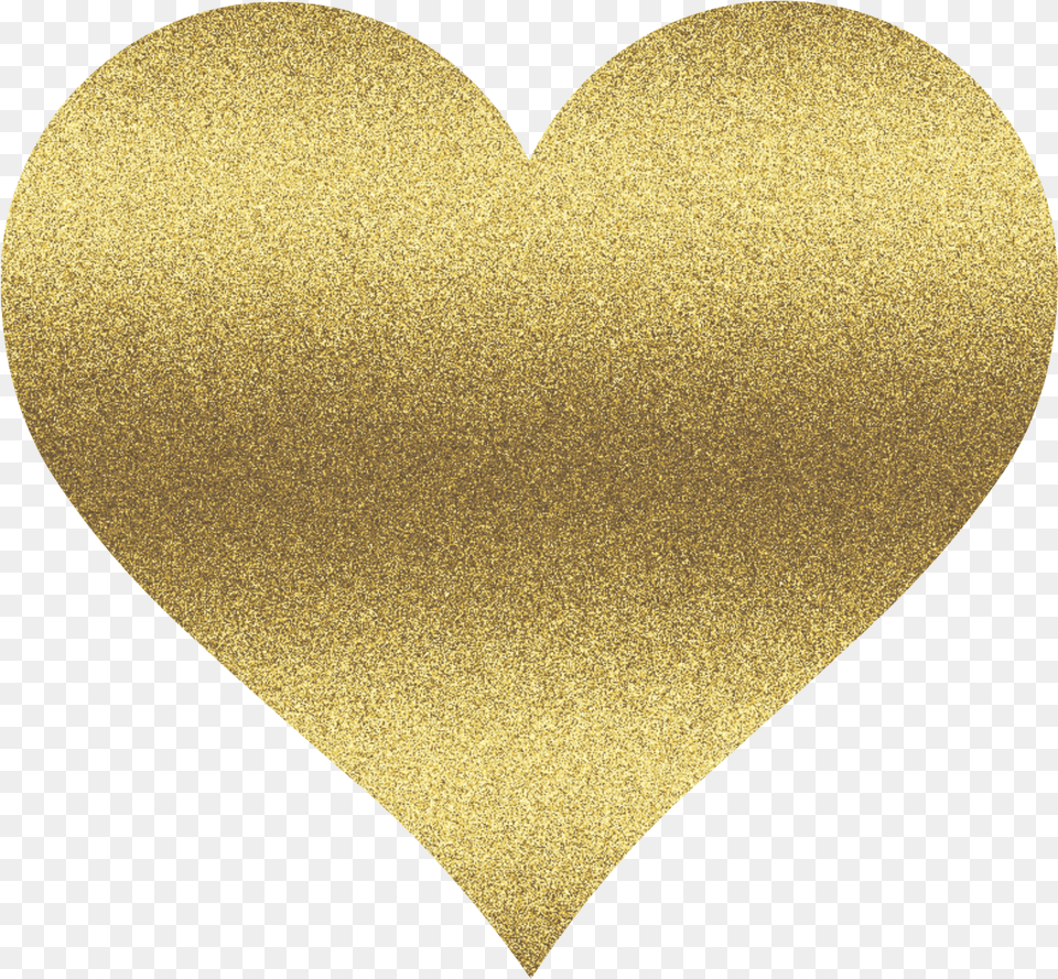 Clipart Gold Glitter Hearts, Heart Free Png Download