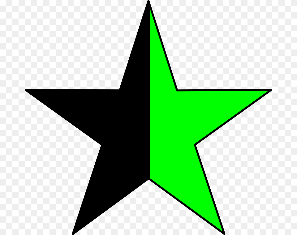 Clipart Green Anarchism Andy Gardner, Star Symbol, Symbol Png