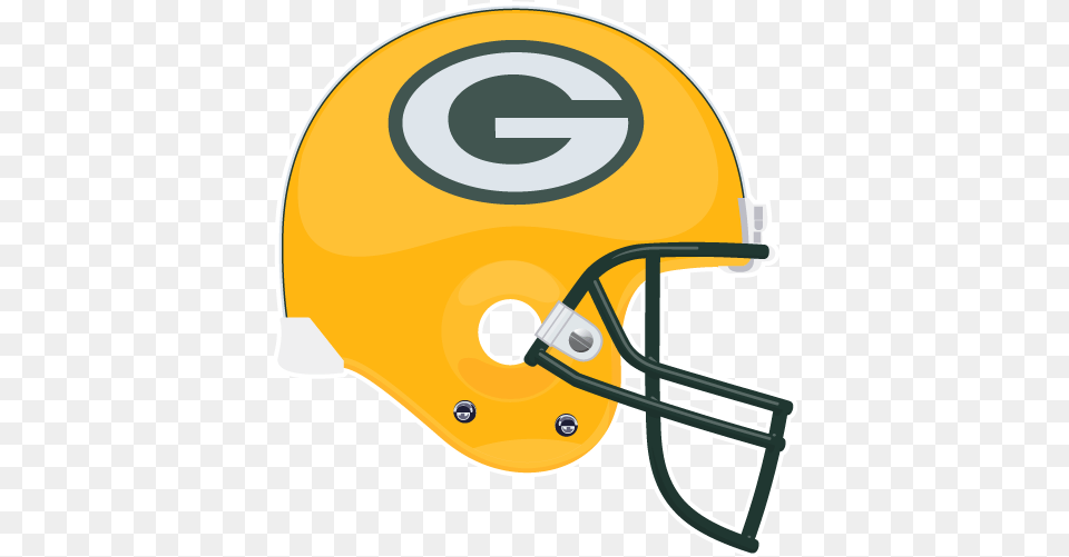 Clipart Green Bay Packers Helmet Green Bay Packers Logo, American Football, Football, Football Helmet, Sport Free Transparent Png