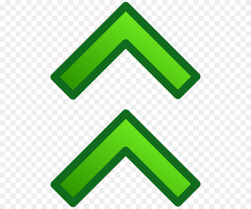 Clipart Green Double Arrows Set Pitr, Symbol Png Image