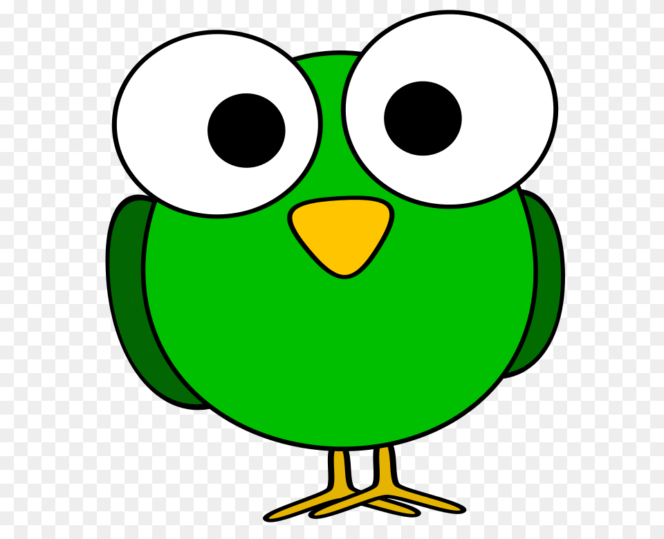 Clipart Green Googly Eye Bird Ruthirsty, Animal, Beak Png Image