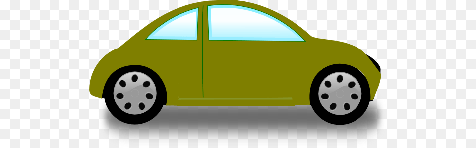 Clipart Grey Car Green Clip Art, Alloy Wheel, Vehicle, Transportation, Tire Png Image