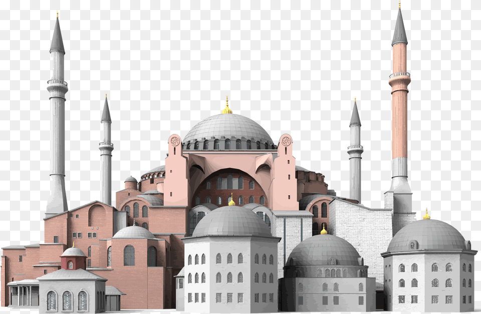 Clipart Hagia Sophia Model, Architecture, Building, Dome, Mosque Free Png Download