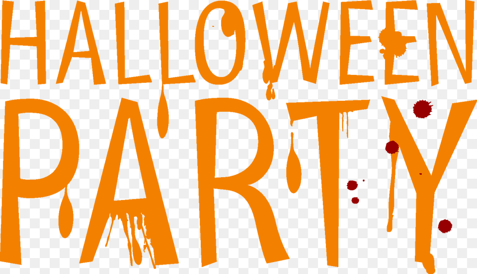 Clipart Halloween 8 Halloween Party Word, Text Png Image