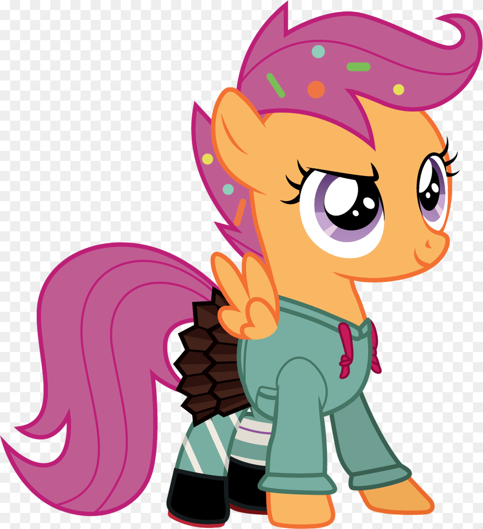 Clipart Hammer Whack A Mole Cutie Mark Crusaders Scootaloo, Book, Comics, Publication, Face Free Transparent Png