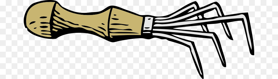 Clipart Hand Rake Johnny Automatic, Cutlery, Fork, Person Free Png