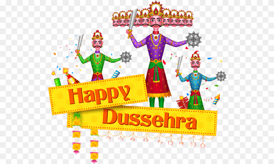 Clipart Happy Dussehra Ravan Dahan, Circus, Leisure Activities, Adult, Person Png