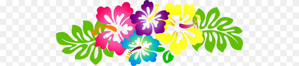 Clipart Hawaiian Flower Borders, Art, Floral Design, Graphics, Pattern Free Png Download