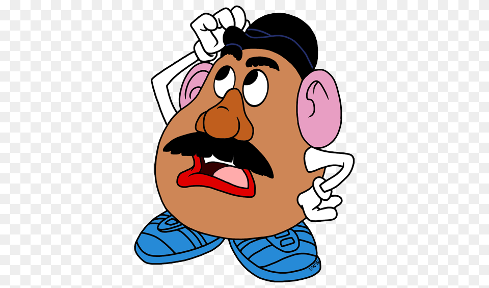 Clipart Head Mr Potato, Baby, Person, Cartoon, Face Free Png Download
