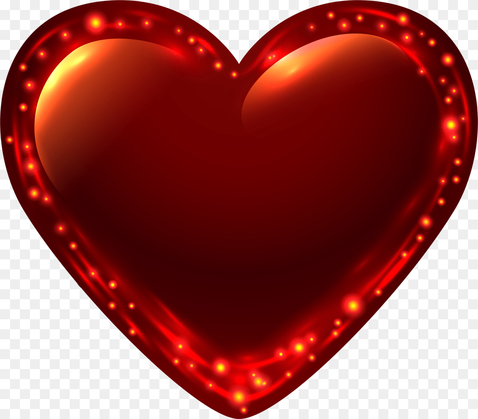 Clipart Heart Background Glowing Heart Png