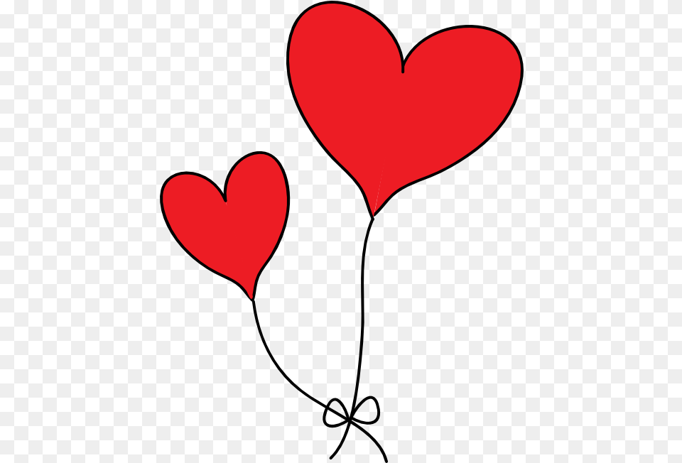 Clipart Heart Balloon Transparent Red Heart Balloon Clipart Free Png