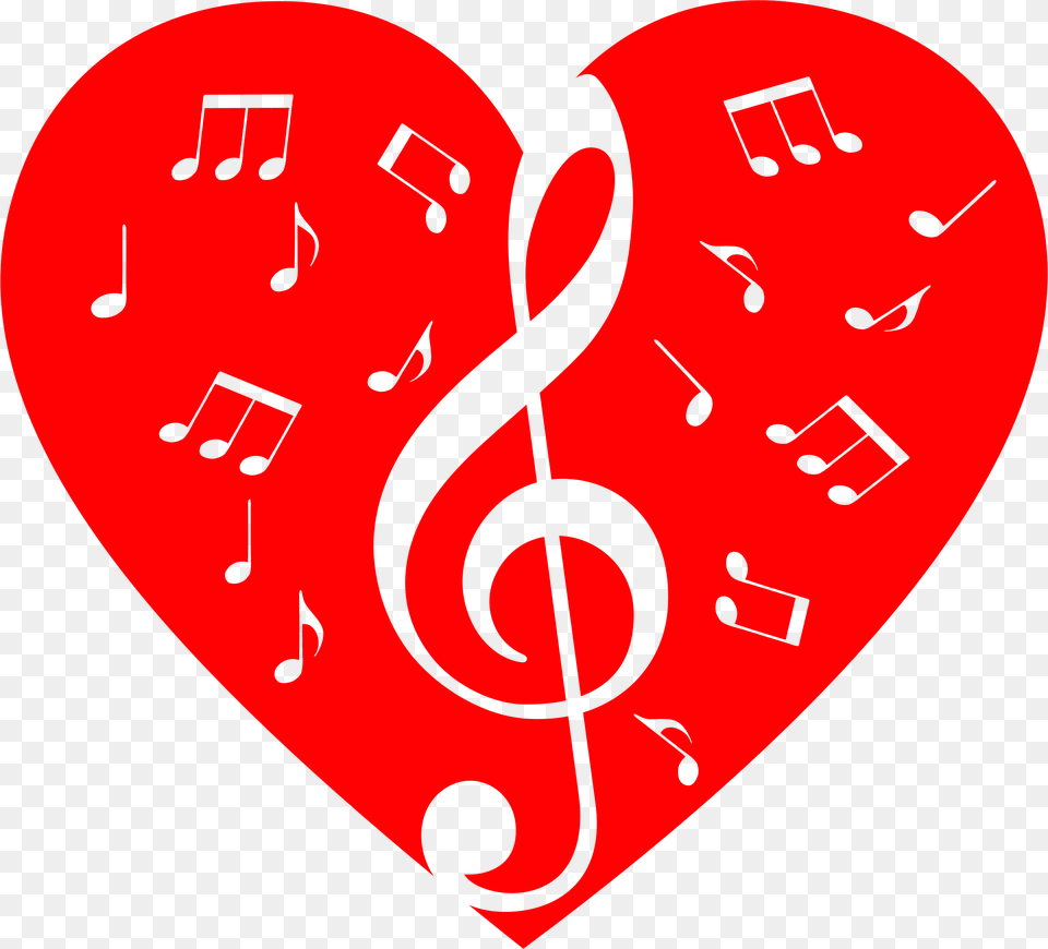 Clipart Heart Music, Person Free Png Download