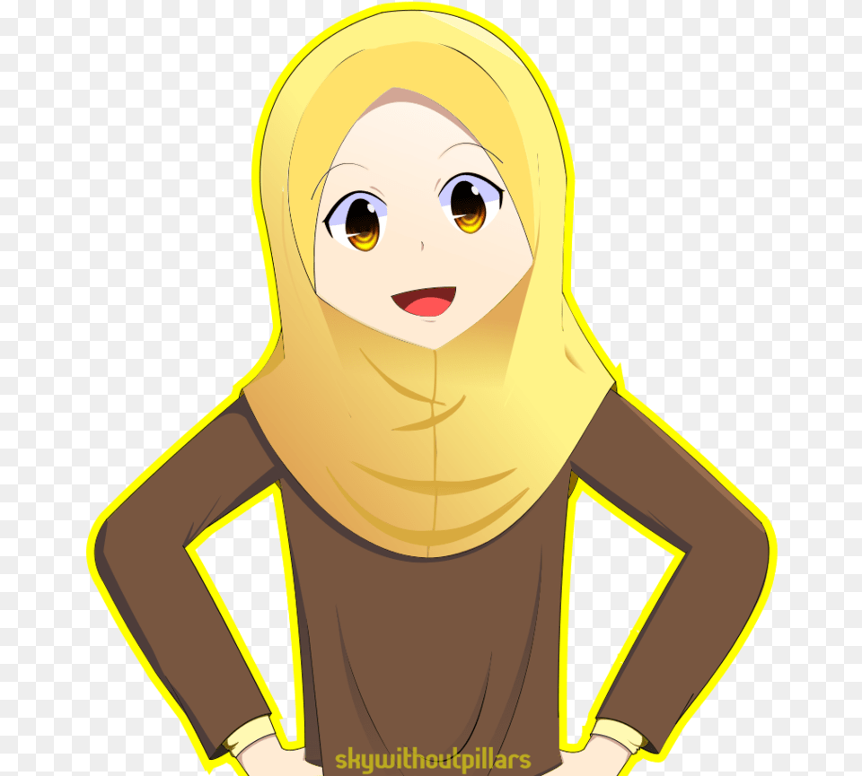 Clipart Hijab Girl, Adult, Publication, Person, Woman Free Transparent Png
