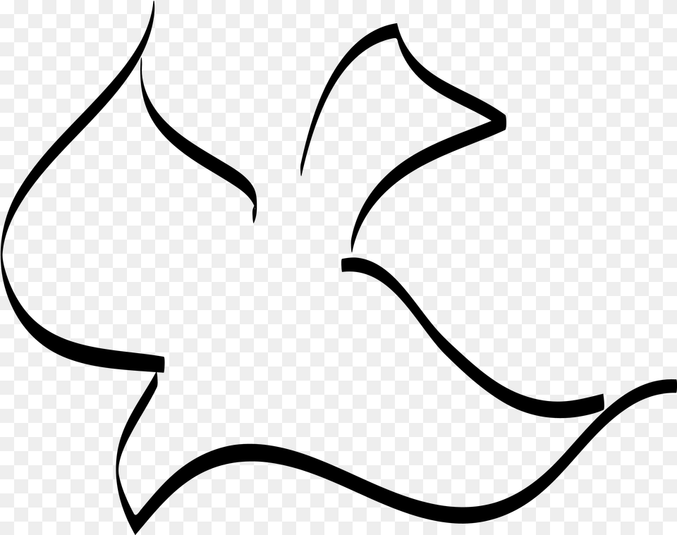 Clipart Holy Spirit Dove Clip Art Holy Spirit Dove, Stencil, Bow, Weapon, Silhouette Png Image