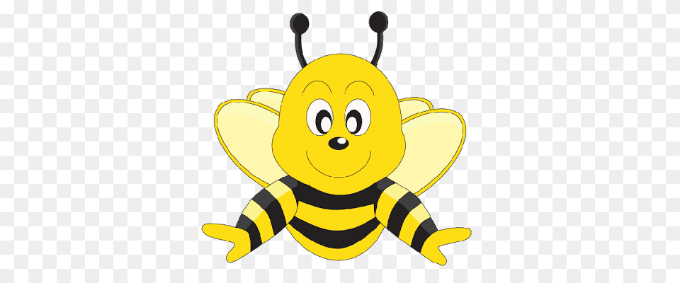 Clipart Honey Bee, Animal, Honey Bee, Insect, Invertebrate Free Png