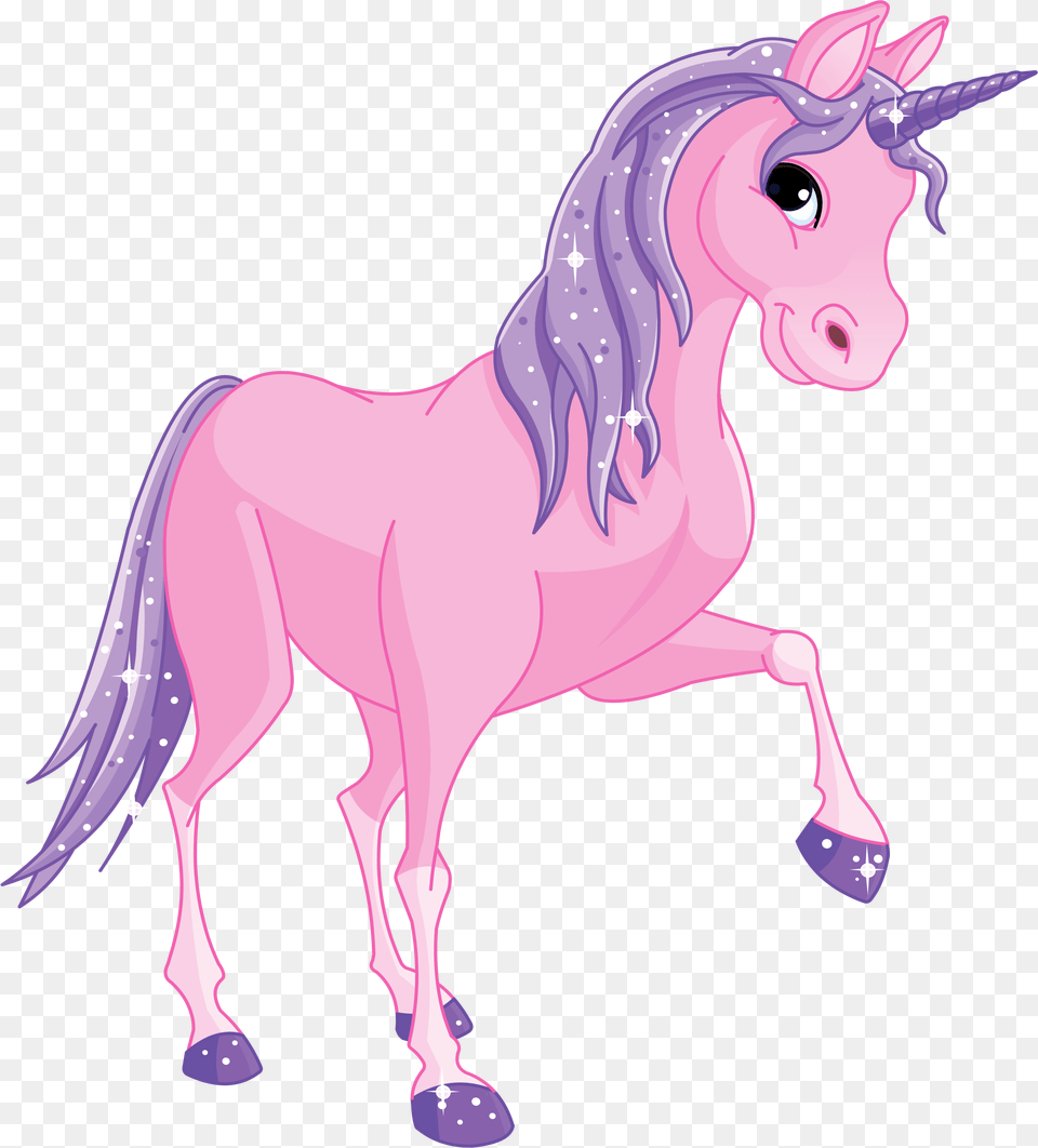 Clipart Horse Pony Pink Unicorn Clipart, Animal, Mammal, Wildlife, Zebra Free Png