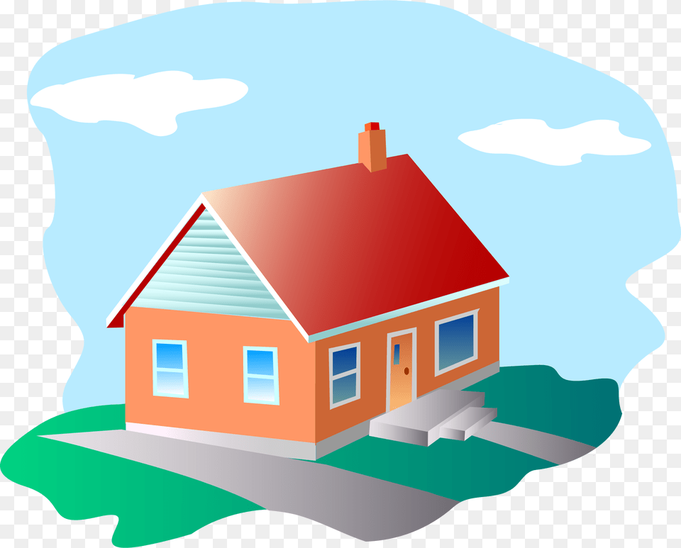 Clipart House Jpg House Cartoon, Architecture, Building, Cottage, Outdoors Free Png Download