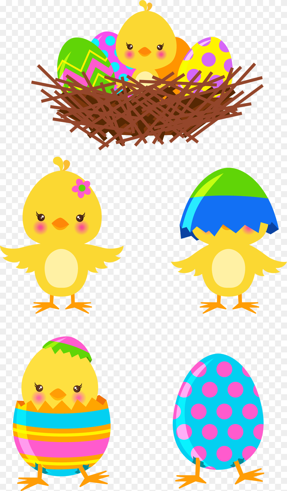 Clipart Images Collection Easter Chick Easter Chicks Clipart, Egg, Food, Easter Egg, Animal Png Image