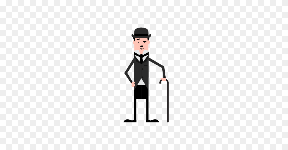 Clipart In Charlie Chaplin Clip, Tuxedo, Clothing, Suit, Formal Wear Free Png Download